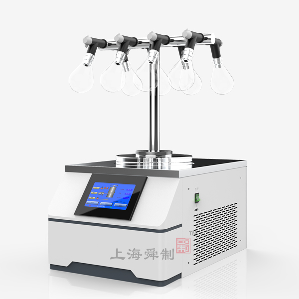 真空冷凍干燥機FD-12QT-50T（T型架掛茄形瓶捕水型，冷阱溫度-65℃）